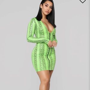 FLASH SALE $$$ Snake 🐍 in the Night mini dress -